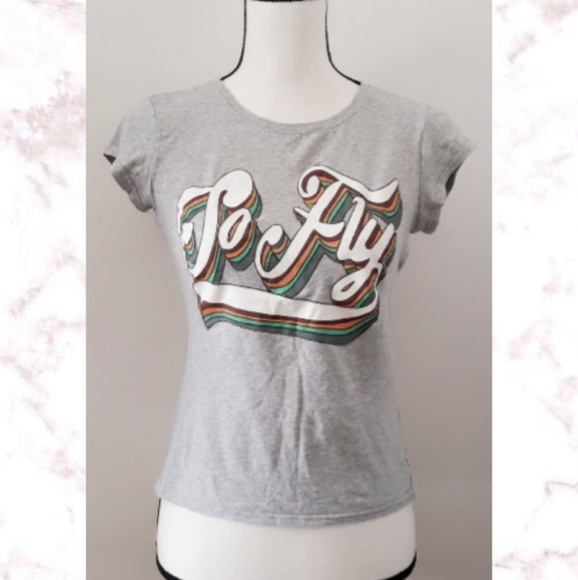 Luscious cream Tops - So Fly Graphic Tee